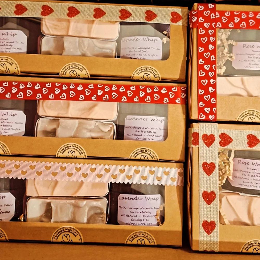 Soap and whip gift sets